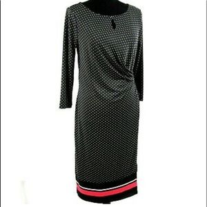 Talbots Polka Dot Sheath Dress